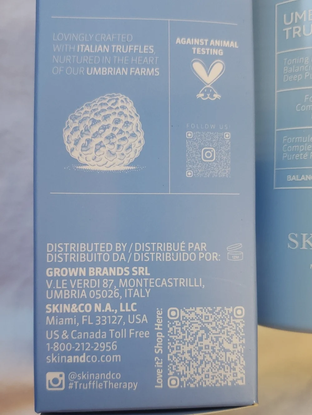 SKIN&CO Umbrian Truffle Clay Toner 6.8 oz
